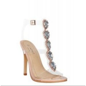 Rose Gold Jewel Heels From Simmi Shoes